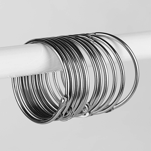 Metal binder ring silver