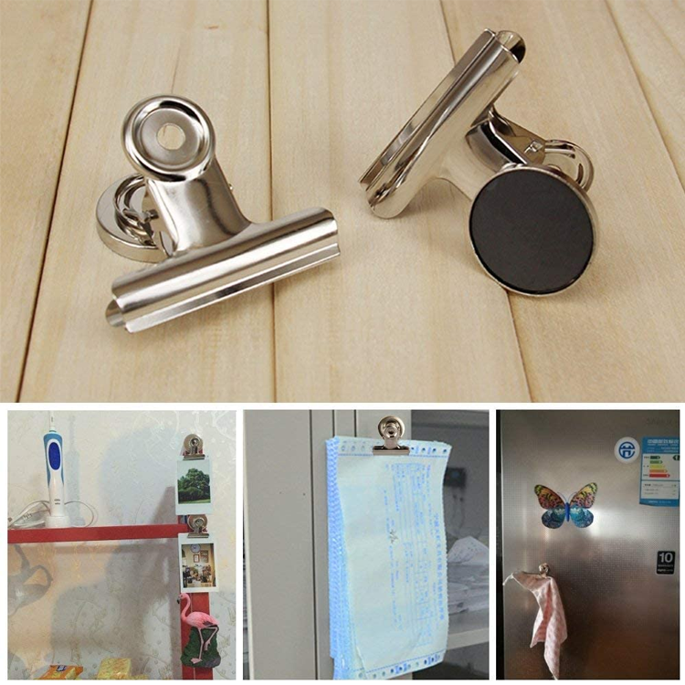 Metal Round Fridge Wall Memo Note Message Whiteboard Magnet Tools Magnetic Stickers Clips Fridge Magnet Clamp Holder