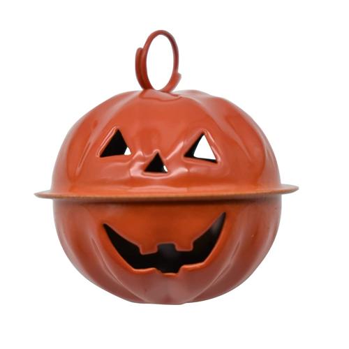 Halloween pumpkin head grimace bell